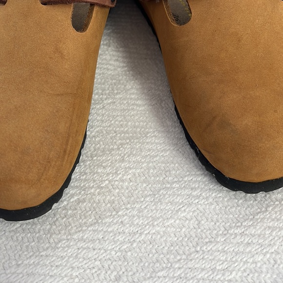 PAPILLIO Birkenstock two tone clogs with adjustable buckle, Size 36, Cognac EUC - Picture 14 of 16